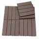 Plastic Interlocking Deck Tiles, 11.8 Inch x11.8 Inch (Pack of 44), Patio Flooring Outdoor Waterproof All Weather Use for Garden Poolside Front/Back Yard, Light Coffee Color Plastic Interlocking Deck Tiles, 11.8 Inch x11.8 Inch (Pack of 44), Patio Flooring Outdoor Waterproof All Weather Use for Garden Poolside Front/Back Yard, Light Coffee Color