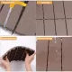 Plastic Interlocking Deck Tiles, 11.8 Inch x11.8 Inch (Pack of 44), Patio Flooring Outdoor Waterproof All Weather Use for Garden Poolside Front/Back Yard, Light Coffee Color Plastic Interlocking Deck Tiles, 11.8 Inch x11.8 Inch (Pack of 44), Patio Flooring Outdoor Waterproof All Weather Use for Garden Poolside Front/Back Yard, Light Coffee Color