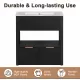 30 Inch Bathroom Vanity with Sink Top, Bathroom Cabinet with Open Storage Shelf and Two Drawers, One Package, Black (Old Sku:WF311619AAP) 30 Inch Bathroom Vanity with Sink Top, Bathroom Cabinet with Open Storage Shelf and Two Drawers, One Package, Black (Old Sku:WF311619AAP)
