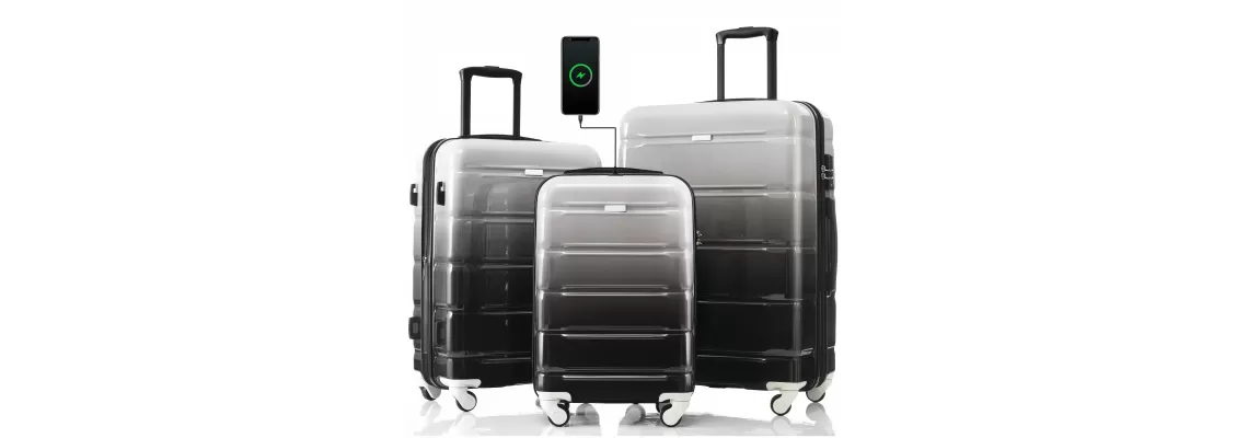 Top 3 Must-Have Features of the 20-inch USB Luggage Set with Cup Holder