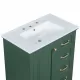 30 Inch Bathroom Vanity with Sink, One Package, Green Bathroom Cabinet with Drawers, Solid Frame and MDF Board 30 Inch Bathroom Vanity with Sink, One Package, Green Bathroom Cabinet with Drawers, Solid Frame and MDF Board
