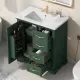30 Inch Bathroom Vanity with Sink, One Package, Green Bathroom Cabinet with Drawers, Solid Frame and MDF Board 30 Inch Bathroom Vanity with Sink, One Package, Green Bathroom Cabinet with Drawers, Solid Frame and MDF Board