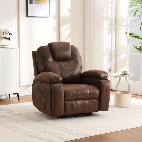 Power Lift Recliner Chair with Massage and Heat for Elderly, Overstuffed Wide Recliners, Heavy Duty and Safety Motion Reclining Mechanism Power Lift Recliner Chair with Massage and Heat for Elderly, Overstuffed Wide Recliners, Heavy Duty and Safety Motion Reclining Mechanism