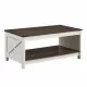 Coffee table, farmhouse coffee table with storage space, rural wooden cocktail table, rectangular coffee table, suitable for living room, semi open storage compartment, Coffee table, farmhouse coffee table with storage space, rural wooden cocktail table, rectangular coffee table, suitable for living room, semi open storage compartment,