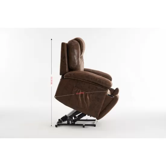 Power Lift Recliner Chair with Massage and Heat for Elderly, Overstuffed Wide Recliners, Heavy Duty and Safety Motion Reclining Mechanism Power Lift Recliner Chair with Massage and Heat for Elderly, Overstuffed Wide Recliners, Heavy Duty and Safety Motion Reclining Mechanism