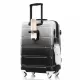 Luggage Set of 3, 20-inch with USB Port, Airline Certified Carry-on Luggage with Cup Holder, ABS+PC Hard Shell Luggage with Spinner Wheels, black Luggage Set of 3, 20-inch with USB Port, Airline Certified Carry-on Luggage with Cup Holder, ABS+PC Hard Shell Luggage with Spinner Wheels, black