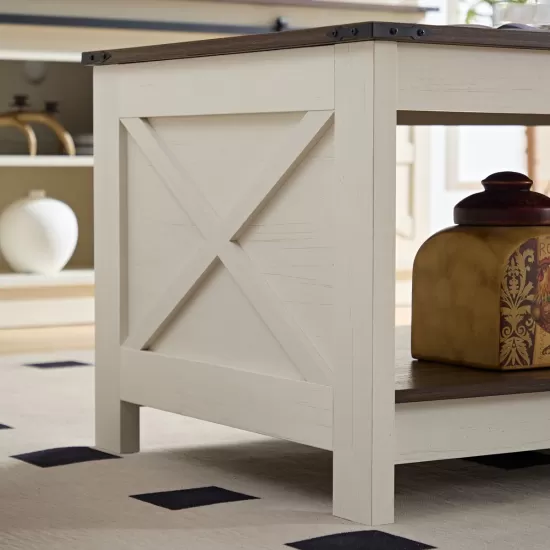 Coffee table, farmhouse coffee table with storage space, rural wooden cocktail table, rectangular coffee table, suitable for living room, semi open storage compartment, Coffee table, farmhouse coffee table with storage space, rural wooden cocktail table, rectangular coffee table, suitable for living room, semi open storage compartment,