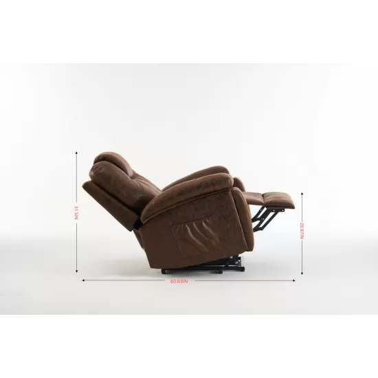 Power Lift Recliner Chair with Massage and Heat for Elderly, Overstuffed Wide Recliners, Heavy Duty and Safety Motion Reclining Mechanism Power Lift Recliner Chair with Massage and Heat for Elderly, Overstuffed Wide Recliners, Heavy Duty and Safety Motion Reclining Mechanism