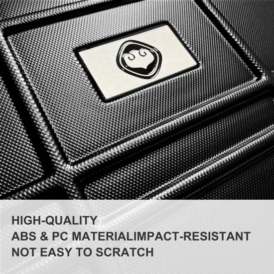 Luggage Sets ABS+PC Hardshell 4pcs Luggage Hardside Lightweight Durable Suitcase sets Spinner Wheels Suitcase with TSA Lock (12/20/24/28),black Luggage Sets ABS+PC Hardshell 4pcs Luggage Hardside Lightweight Durable Suitcase sets Spinner Wheels Suitcase with TSA Lock (12/20/24/28),black