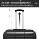 Luggage Sets ABS+PC Hardshell 4pcs Luggage Hardside Lightweight Durable Suitcase sets Spinner Wheels Suitcase with TSA Lock (12/20/24/28),black Luggage Sets ABS+PC Hardshell 4pcs Luggage Hardside Lightweight Durable Suitcase sets Spinner Wheels Suitcase with TSA Lock (12/20/24/28),black