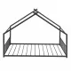 Full Size Metal House Bed, Black Full Size Metal House Bed, Black