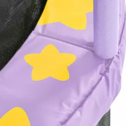 55 Inch Kids Trampoline with Safety Enclosure Net, 4.5FT Outdoor Indoor Trampoline for Kids (Purple) 55 Inch Kids Trampoline with Safety Enclosure Net, 4.5FT Outdoor Indoor Trampoline for Kids (Purple)