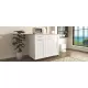 K&K Kitchen Island with Drop Leaf, Kitchen Storage Cart with 3 Tier Pull Out Cabinet Organizer, Internal Storage Rack, Rolling Kitchen Cart on Wheels with Towel Rack, 2 Drawers, for Kitchen, White K&K Kitchen Island with Drop Leaf, Kitchen Storage Cart with 3 Tier Pull Out Cabinet Organizer, Internal Storage Rack, Rolling Kitchen Cart on Wheels with Towel Rack, 2 Drawers, for Kitchen, White