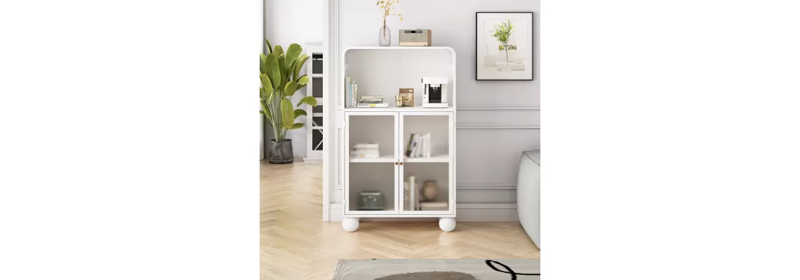45.28 Inch H Storage Cabinet: Versatile Freestanding Display for Bathroom, Living Room & More
45.28 Inch H Storage Cabinet: Versatile Freestanding Display for Bathroom, Living Room & More