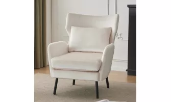 Modern Wingback Velvet Accent Chair: A Stylish and Comfy Addition to Any Room