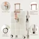 Luggage Sets 4 Piece, 20-inch with USB Port, Expandable ABS Durable Suitcase with Travel Bag, Cup Holder, ABS Hard Shell Luggage with Spinner Wheels, beige Luggage Sets 4 Piece, 20-inch with USB Port, Expandable ABS Durable Suitcase with Travel Bag, Cup Holder, ABS Hard Shell Luggage with Spinner Wheels, beige