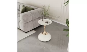 Elegant and Space-Saving: The Luxury Iron End Table for Modern Minimalist Homes