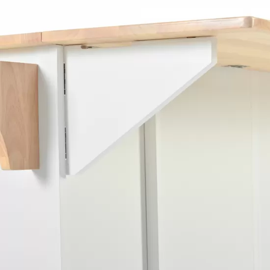 K&K Kitchen Island with Drop Leaf, Kitchen Storage Cart with 3 Tier Pull Out Cabinet Organizer, Internal Storage Rack, Rolling Kitchen Cart on Wheels with Towel Rack, 2 Drawers, for Kitchen, White K&K Kitchen Island with Drop Leaf, Kitchen Storage Cart with 3 Tier Pull Out Cabinet Organizer, Internal Storage Rack, Rolling Kitchen Cart on Wheels with Towel Rack, 2 Drawers, for Kitchen, White