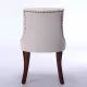 Modern Dining Chairs Set of 2,Double-layer Cushioned Chenille fabric Upholstered Accent Side Leisure Chairs with Mid Back and Curved Solid Wood Legs for Living Room/Dining Room-Beige Modern Dining Chairs Set of 2,Double-layer Cushioned Chenille fabric Upholstered Accent Side Leisure Chairs with Mid Back and Curved Solid Wood Legs for Living Room/Dining Room-Beige