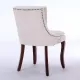 Modern Dining Chairs Set of 2,Double-layer Cushioned Chenille fabric Upholstered Accent Side Leisure Chairs with Mid Back and Curved Solid Wood Legs for Living Room/Dining Room-Beige Modern Dining Chairs Set of 2,Double-layer Cushioned Chenille fabric Upholstered Accent Side Leisure Chairs with Mid Back and Curved Solid Wood Legs for Living Room/Dining Room-Beige