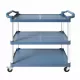 3-Tier Plastic Service Utility Cart with Wheels, Food-service Rolling Cart Heavy Duty 350lbs Capacity,Commercial Rolling for Restaurant, Household, Office, Warehouse, 40.9''L x 19.6''W x 41.3''H 3-Tier Plastic Service Utility Cart with Wheels, Food-service Rolling Cart Heavy Duty 350lbs Capacity,Commercial Rolling for Restaurant, Household, Office, Warehouse, 40.9''L x 19.6''W x 41.3''H