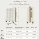 Luggage Sets 4 Piece, 20-inch with USB Port, Expandable ABS Durable Suitcase with Travel Bag, Cup Holder, ABS Hard Shell Luggage with Spinner Wheels, beige Luggage Sets 4 Piece, 20-inch with USB Port, Expandable ABS Durable Suitcase with Travel Bag, Cup Holder, ABS Hard Shell Luggage with Spinner Wheels, beige