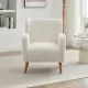 Mirod Modern Wing back Lounge Chair - Stylish Design, Soft Fabric, Solid Wood Legs, Easy Assembly, Durable Frame Mirod Modern Wing back Lounge Chair - Stylish Design, Soft Fabric, Solid Wood Legs, Easy Assembly, Durable Frame