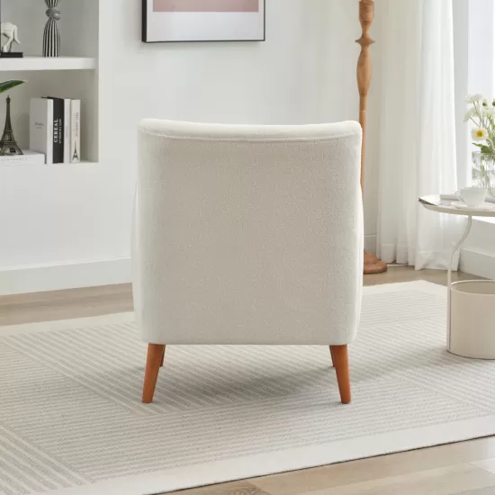 Mirod Modern Wing back Lounge Chair - Stylish Design, Soft Fabric, Solid Wood Legs, Easy Assembly, Durable Frame Mirod Modern Wing back Lounge Chair - Stylish Design, Soft Fabric, Solid Wood Legs, Easy Assembly, Durable Frame