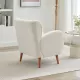 Mirod Modern Wing back Lounge Chair - Stylish Design, Soft Fabric, Solid Wood Legs, Easy Assembly, Durable Frame Mirod Modern Wing back Lounge Chair - Stylish Design, Soft Fabric, Solid Wood Legs, Easy Assembly, Durable Frame