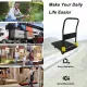 Foldable Platform Push Hand Truck Cart, 880 lbs. Weight Capacity, 2 Swivel Brake Wheels Foldable Platform Push Hand Truck Cart, 880 lbs. Weight Capacity, 2 Swivel Brake Wheels