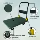 Foldable Platform Push Hand Truck Cart, 440 lbs. Weight Capacity Foldable Platform Push Hand Truck Cart, 440 lbs. Weight Capacity