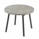 Grey Round Dining Table, Mid Century Modern Round Dining Table,Dinning Table for Kitchen Grey Round Dining Table, Mid Century Modern Round Dining Table,Dinning Table for Kitchen