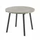Grey Round Dining Table, Mid Century Modern Round Dining Table,Dinning Table for Kitchen Grey Round Dining Table, Mid Century Modern Round Dining Table,Dinning Table for Kitchen