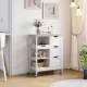 Rolling Portable Small Kitchen Island Cart on Wheels with Solid Wood Top, Dining Room Serving Utility Carts Mobile Movable with 3 Drawers and Storage Shelves Cabinet, White Rolling Portable Small Kitchen Island Cart on Wheels with Solid Wood Top, Dining Room Serving Utility Carts Mobile Movable with 3 Drawers and Storage Shelves Cabinet, White