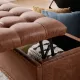 Storage Ottoman Bench Brown Storage Ottoman Bench Brown