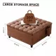 Storage Ottoman Bench Brown Storage Ottoman Bench Brown