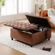 Storage Ottoman Bench Brown Storage Ottoman Bench Brown