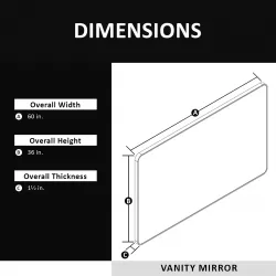 60x36 In. Aluminum Framed Rounded Rectangle Bathroom Wall Mirror, Oil Rubbed Bronze Bathroom Vanity Mirror Farmhouse, Anti-Rust, Tempered Glass mirrors, Hangs Horizontally or Vertically 60x36 In. Aluminum Framed Rounded Rectangle Bathroom Wall Mirror, Oil Rubbed Bronze Bathroom Vanity Mirror Farmhouse, Anti-Rust, Tempered Glass mirrors, Hangs Horizontally or Vertically