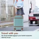 Hardshell Luggage Sets with Bags Lightweight Suitcase Double Spinner Wheels with TSA Lock ,Single Vintage Luggage 28 IN,Green Hardshell Luggage Sets with Bags Lightweight Suitcase Double Spinner Wheels with TSA Lock ,Single Vintage Luggage 28 IN,Green