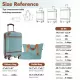 Hardshell Luggage Sets with Bags Carry-on Suitcase Double Spinner Wheels with TSA Lock ,Single Vintage Luggage 20 IN,Green Hardshell Luggage Sets with Bags Carry-on Suitcase Double Spinner Wheels with TSA Lock ,Single Vintage Luggage 20 IN,Green
