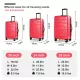Luggage Sets ABS+PC Hardshell 3pcs Clearance Luggage Hardside Lightweight Durable Suitcase sets Spinner Wheels Suitcase with TSA Lock (20/24/28),Red Luggage Sets ABS+PC Hardshell 3pcs Clearance Luggage Hardside Lightweight Durable Suitcase sets Spinner Wheels Suitcase with TSA Lock (20/24/28),Red