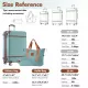 Hardshell Luggage Sets with Bags Lightweight Suitcase Double Spinner Wheels with TSA Lock ,Single Vintage Luggage 28 IN,Green Hardshell Luggage Sets with Bags Lightweight Suitcase Double Spinner Wheels with TSA Lock ,Single Vintage Luggage 28 IN,Green