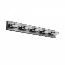 Modern 5-Light LED Vanity Light - Sleek Bathroom Wall Fixture, Iron & Acrylic, Dimmable & Energy-Efficient, Ideal for Mirror Lighting Modern 5-Light LED Vanity Light - Sleek Bathroom Wall Fixture, Iron & Acrylic, Dimmable & Energy-Efficient, Ideal for Mirror Lighting