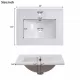 [Viedo] 20 Inch Modern Small Bathroom Vanity Cabinet With Ceramic Basin- 20*15.5*33.3 Inches,Ample Storage,1 Soft Close Door