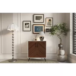 DFW Storage Cabinet with Doors and Shelves - Kitchen Free Standing Buffet Cabinet with Storage, Sideboard Cabinet with Adjustable Shelves, Wood Accent Cabinet for Living Room Bathroom Entryway Office DFW Storage Cabinet with Doors and Shelves - Kitchen Free Standing Buffet Cabinet with Storage, Sideboard Cabinet with Adjustable Shelves, Wood Accent Cabinet for Living Room Bathroom Entryway Office
