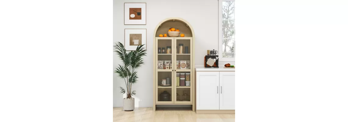 Modern Farmhouse Arched Kitchen Pantry: Stylish Storage Solution for Your Home Modern Farmhouse Arched Kitchen Pantry: Stylish Storage Solution for Your Home