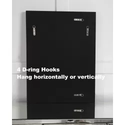 Crystal Accent Rectangle Glass Wall Mirror Diamonds Inlay