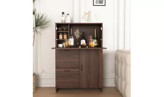 Compact and Versatile Desk Cabinet with Storage for Home and Office
