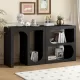 U_STYLE Modular Entryway Console Table with Rectangular Exterior and Curved Interior Design for Customizable Arrangements,Suitable for Study,Entrance and Living Room U_STYLE Modular Entryway Console Table with Rectangular Exterior and Curved Interior Design for Customizable Arrangements,Suitable for Study,Entrance and Living Room