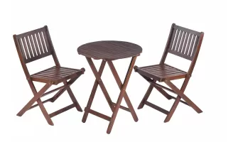  

Stylish and Functional: 3-Piece Acacia Wood Bistro Set for Your Outdoor Space